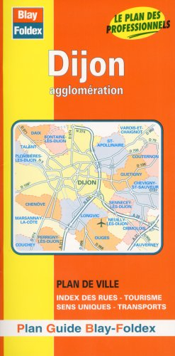 Plan de ville : Dijon (avec un index)