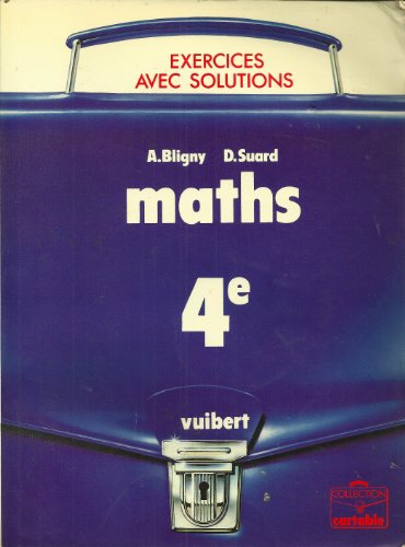 maths, 4e, exercices avec solutions
