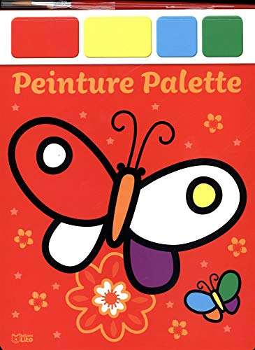 Peinture palette : papillon