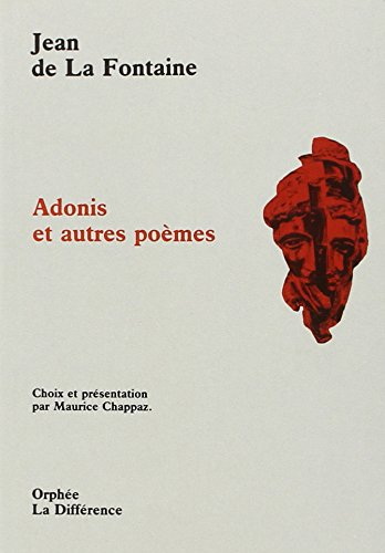 Adonis et autres poèmes