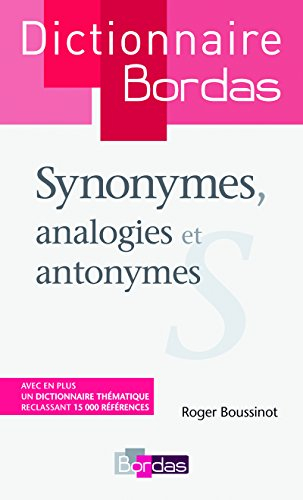 Synonymes, analogies et antonymes