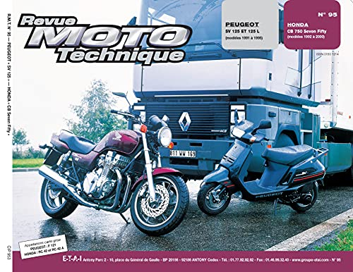 Revue moto technique, n° 95.3. Peugeot scooter SV 125