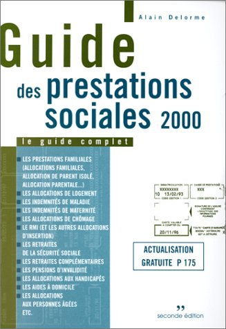 guide des prestations sociales, 2000