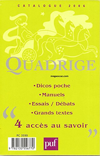 Pack 10 catalogues que sais je / quadrige 2006