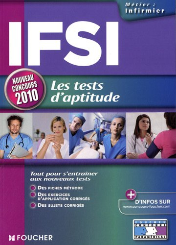 IFSI, les tests d'aptitude : nouveau concours 2010