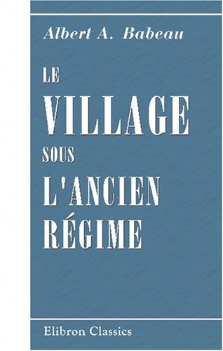 Le village sous l'ancien régime