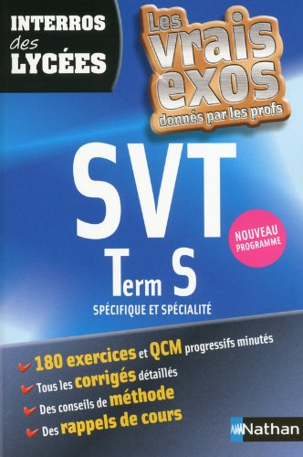 SVT Terminale S : spécifique et spécialité : nouveau programme