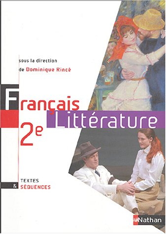 Français-littérature 2de : livre de l'élève