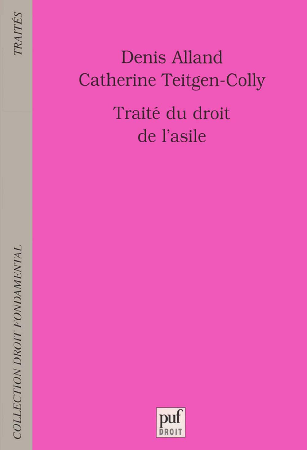 Traité du droit de l'asile