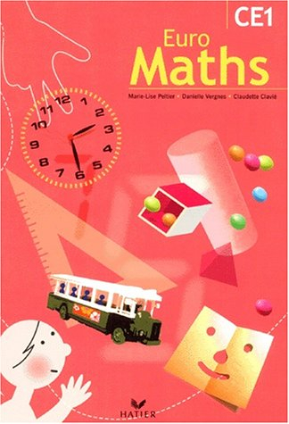 euro maths, ce1 : livre de l'élève