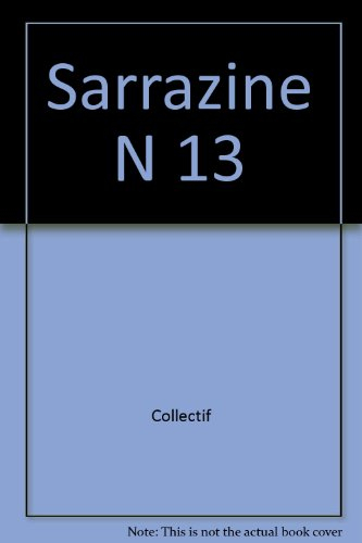 Sarrazine, n° 13. Papier(s)