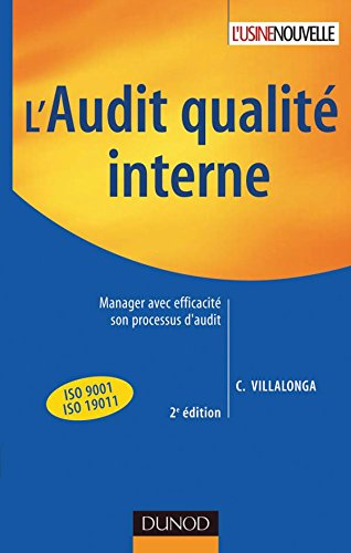 L'audit qualité interne : manager avec efficacité son processus d'audit