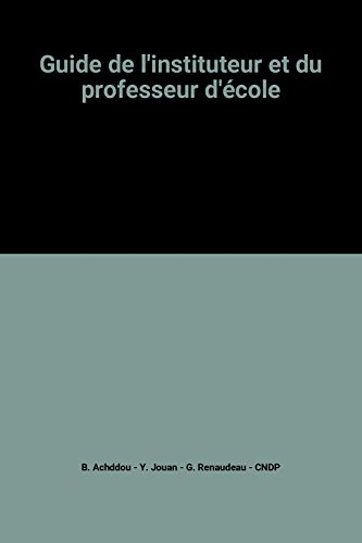 guide de l'instituteur et du professeur d'école