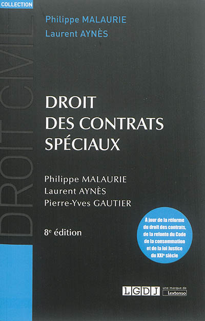 Droit des contrats spéciaux