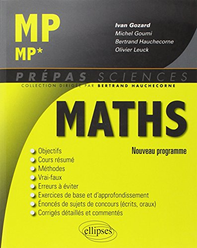 Mathématiques MP, MP* : nouveau programme