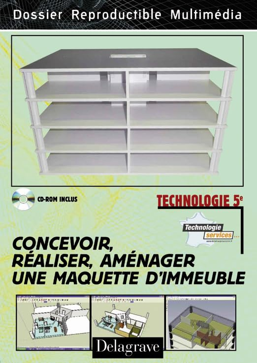 Concevoir, réaliser, aménager une maquette d'immeuble, technologie 5e