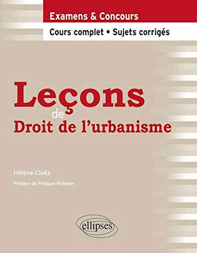 Leçons de droit de l'urbanisme