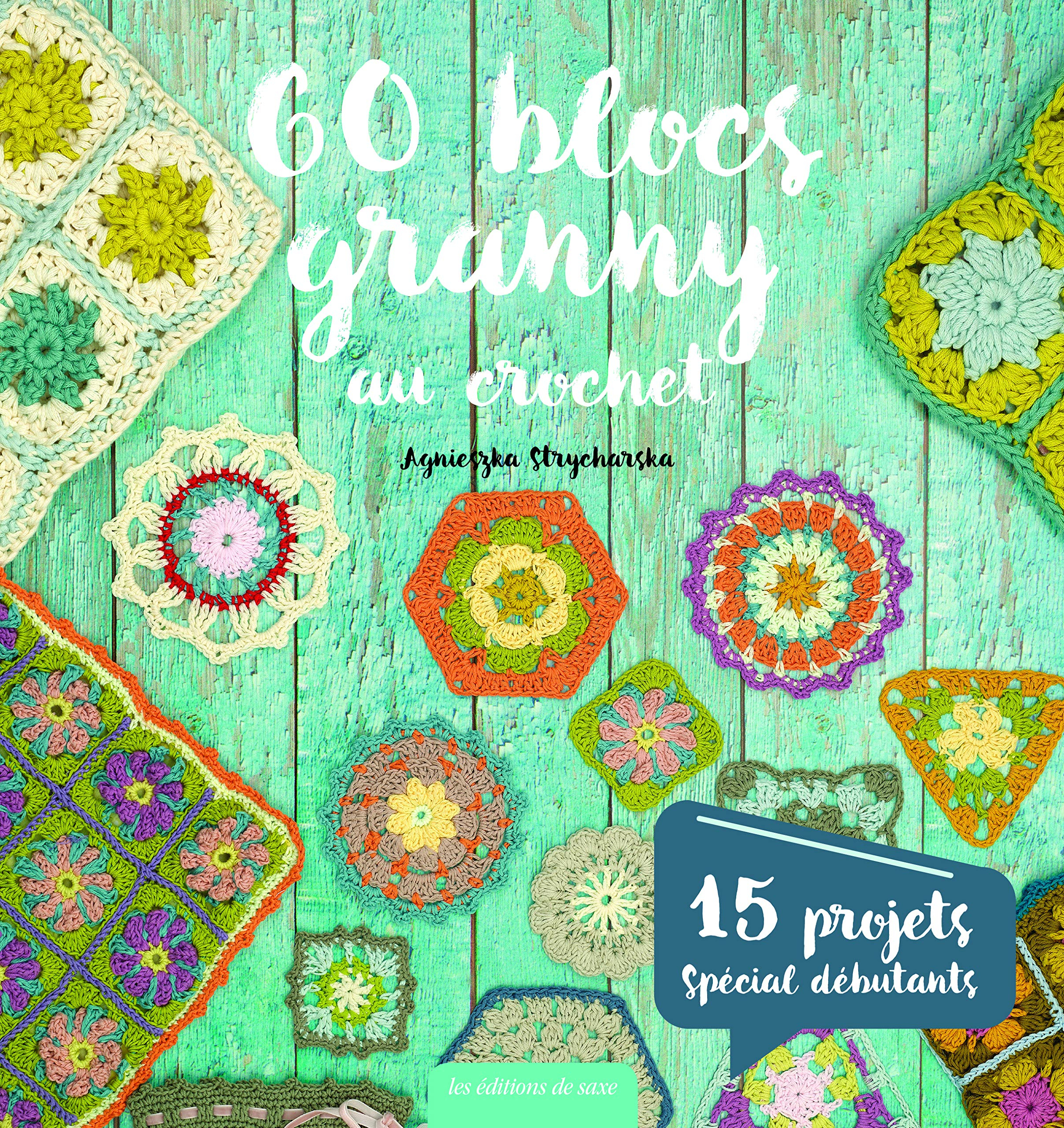 60 blocs granny au crochet : 15 projets spécial débutants