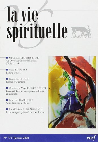 Vie spirituelle (La), n° 774
