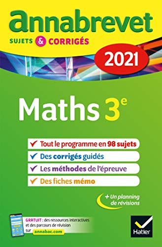 Maths 3e : 2021