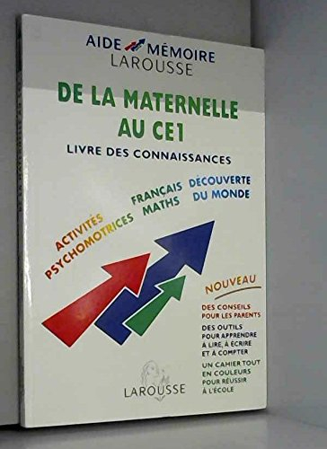 aide memoire de la maternelle au ce1 - larousse