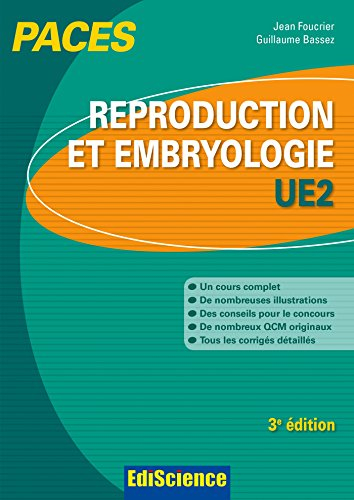 Reproduction et embryologie, UE2 PACES : 1re année santé