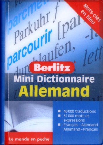 Mini dictionnaire allemand : français-allemand, allemand-français