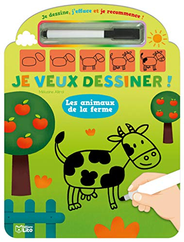 Je veux dessiner ! : les animaux de la ferme