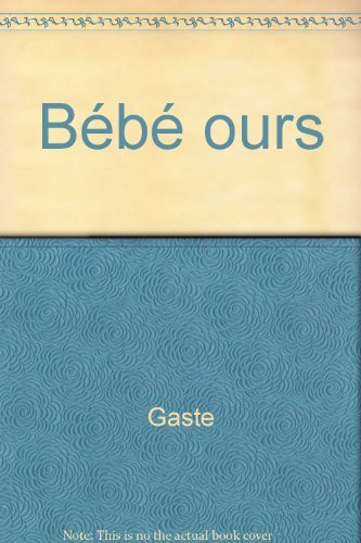 Bébé ours