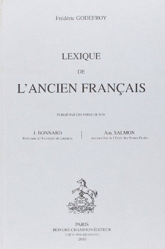 Lexique de l'ancien français