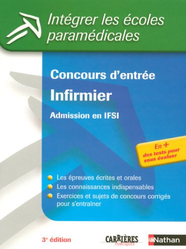 Concours d'entrée infirmier : admission en IFSI : les épreuves écrites et orales, les connaissances 