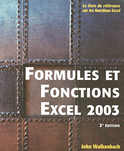 Formules et fonctions d'Excel 2003
