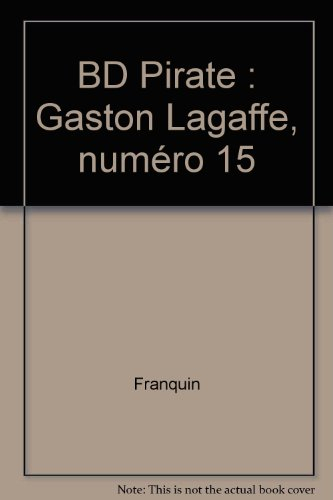 bd pirate : gaston lagaffe, numéro 15