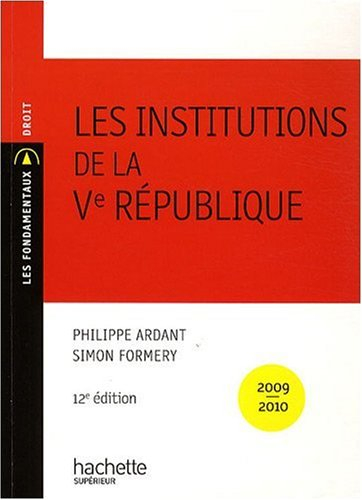 Les institutions de la Ve République : 2009-2010