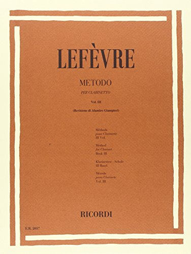 Metodo per Clarinetto - Volume III