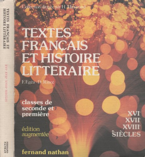 textes historiques et litteraires. tome 1, edition 1981