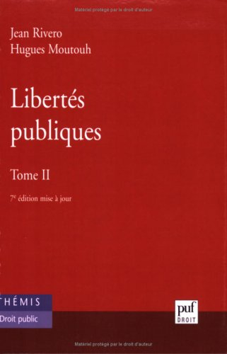 Libertés publiques. Vol. 2