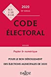Code électoral 2020, annoté