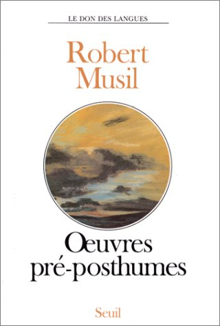 oeuvres pré-posthumes