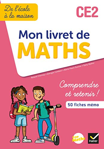 Cap maths CE2 : mon livret de maths : comprendre et retenir !, 50 fiches mémo