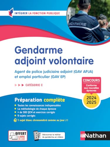 Gendarme adjoint volontaire : agent de police judiciaire adjoint (GAV APJA) et emploi particulier (G