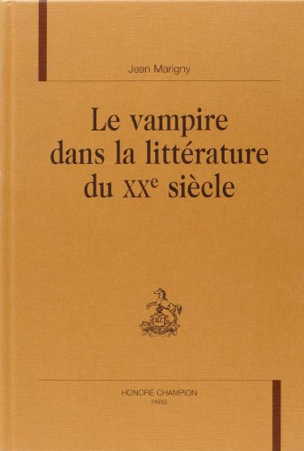 Le vampire dans la littérature du XXe siècle