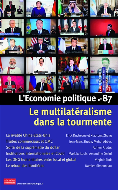 Économie politique (L'), n° 87. Turbulences dans le multilatéralisme