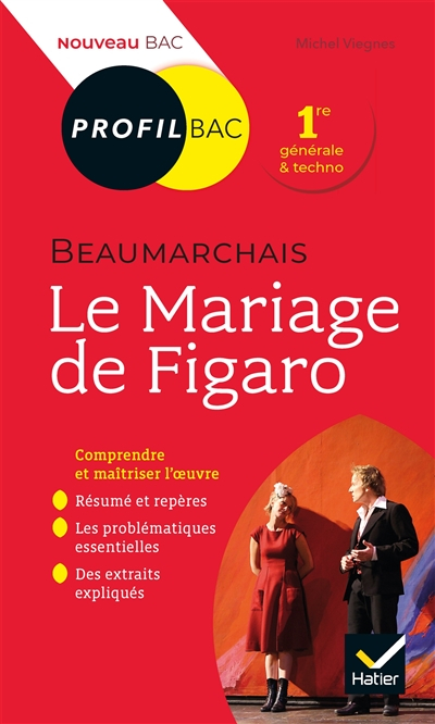 Le mariage de Figaro (1785), Beaumarchais : 1re générale & techno : nouveau bac