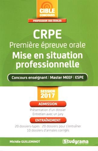 CRPE, première épreuve orale : mise en situation professionnelle concours enseignant, master MEEF, E