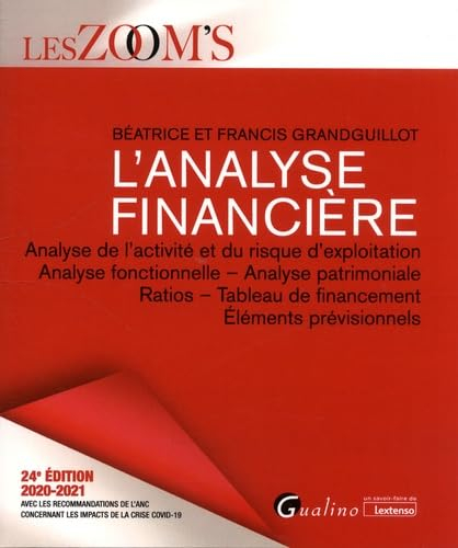 L'analyse financière : analyse de l'activité et du risque d'exploitation, analyse fonctionnelle, ana