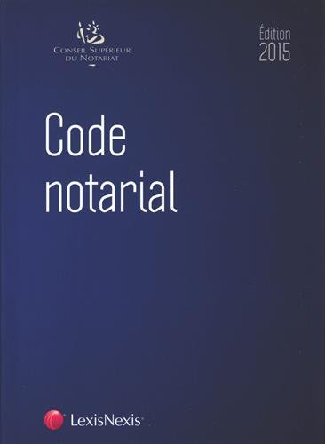 Code notarial 2015