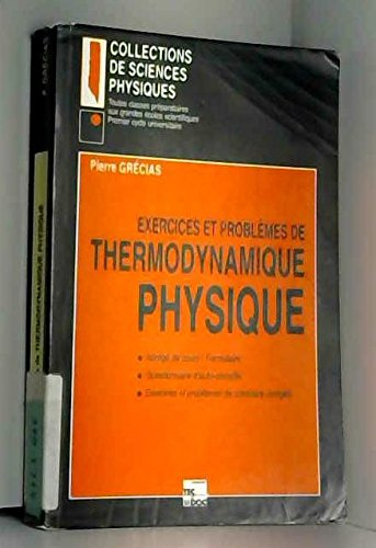 exercices et problemes de thermodynamique physique