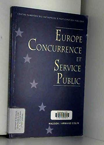 Europe, concurrence et service public