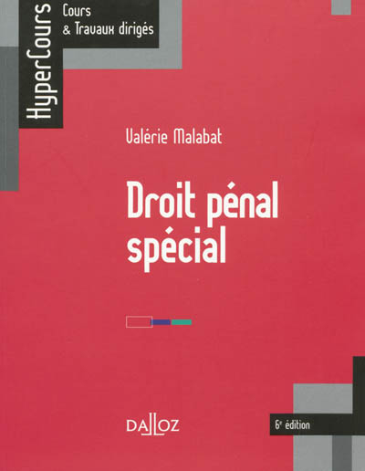 Droit pénal spécial